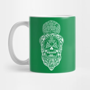 Celtic Sugar Skull (white) Mug